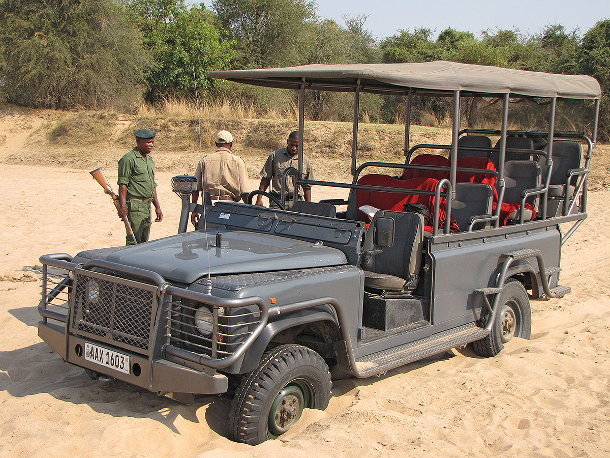 A stuck in the sand rover